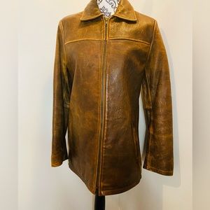Excelled genuine leather jacket